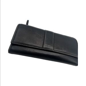 Coach Vintage Leather Black Wallet